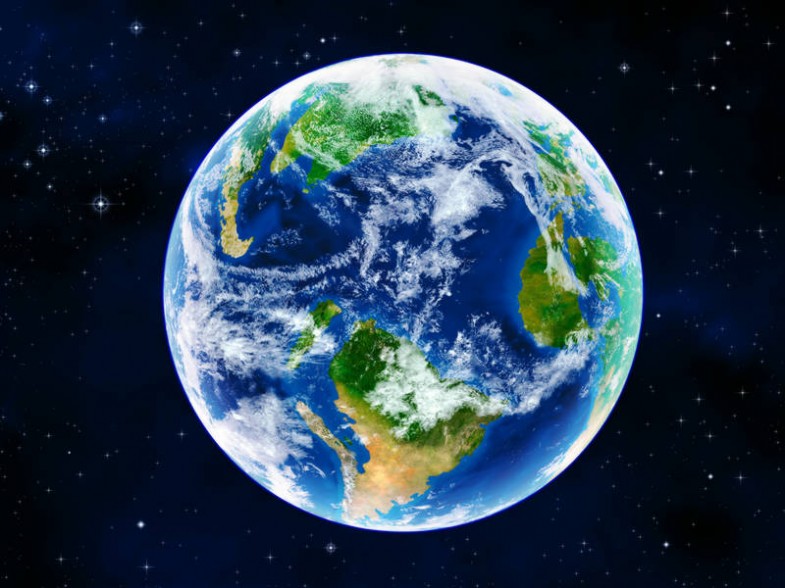 Pangäa vor 67 Millionen Jahren