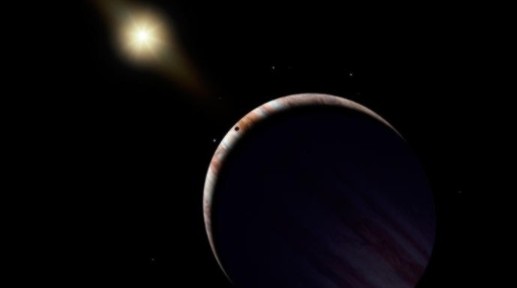 Die eisige Landschaft des Jupitermondes Europa