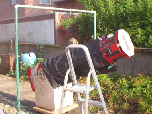 Mein selbstgebauter Dobson am 8. Juni 2004