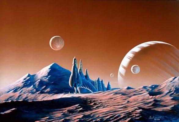 Kolonie auf einem fremden Planeten