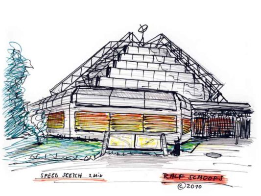 Speedpainting Planetarium Stuttgart